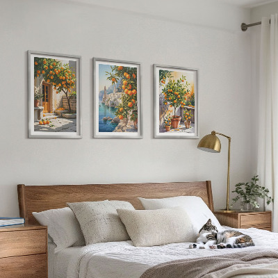 Zidna galerija Oslikani citrusni pejzaži