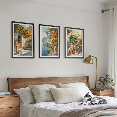 Zidna galerija Oslikani citrusni pejzaži