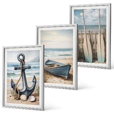Zidna galerija Sidro broda vesla plaža