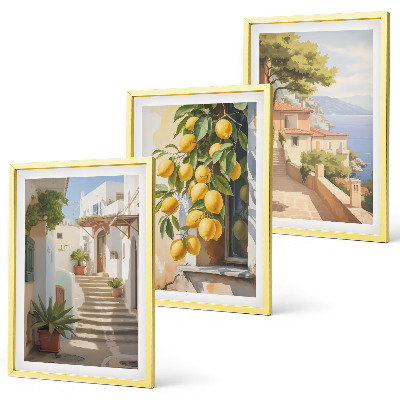 Zidna galerija Pogled na more s ulice Lemon