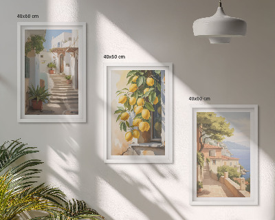 Zidna galerija Pogled na more s ulice Lemon