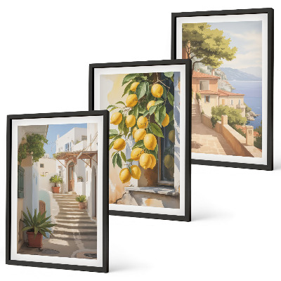 Zidna galerija Pogled na more s ulice Lemon