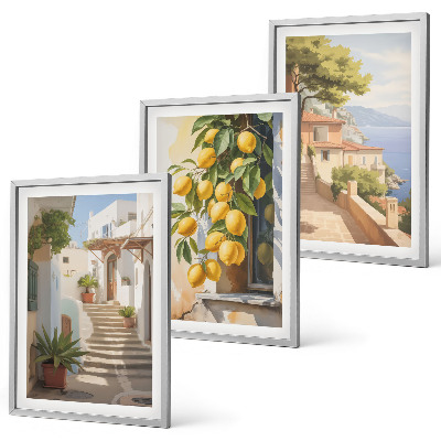 Zidna galerija Pogled na more s ulice Lemon
