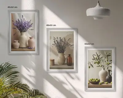 Posuda za masline s motivom cvijeća lavande iz zidne galerije