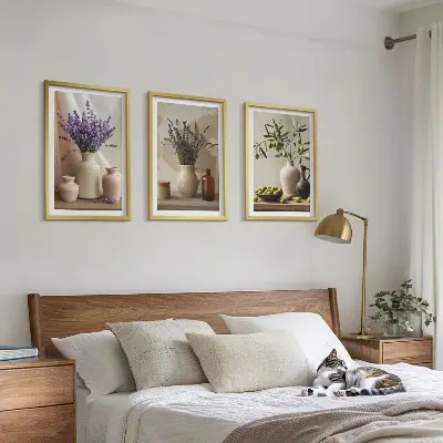 Posuda za masline s motivom cvijeća lavande iz zidne galerije