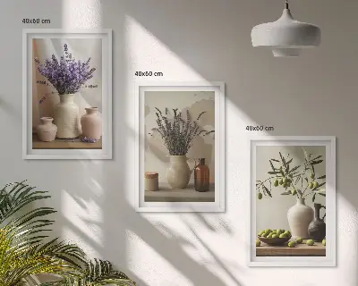 Posuda za masline s motivom cvijeća lavande iz zidne galerije