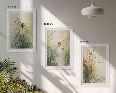 Zidna galerija Trave vretenaca iznad vode