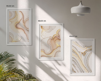 Set 3 slike u okviru Linearni apstraktni motivi