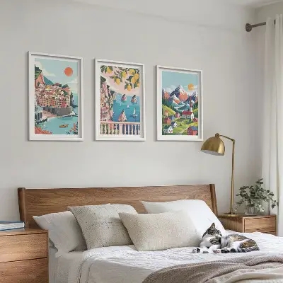 Šarene planine i gradovi set 3 slike u okviru