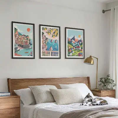 Šarene planine i gradovi set 3 slike u okviru