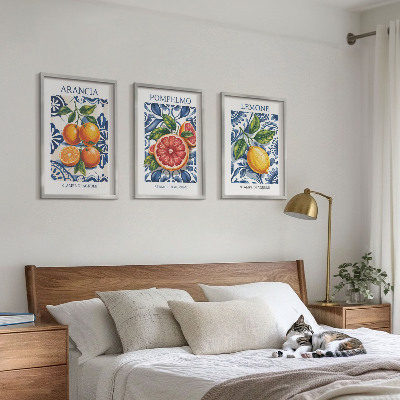 Zidna galerija Talijanski modni plakati s citrusima