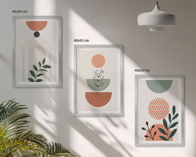 Zidna galerija Moderni biljni motivi