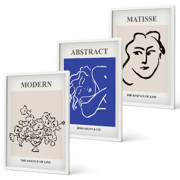 Zidna galerija moderni plakati u stilu Matissea