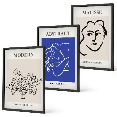 Zidna galerija moderni plakati u stilu Matissea