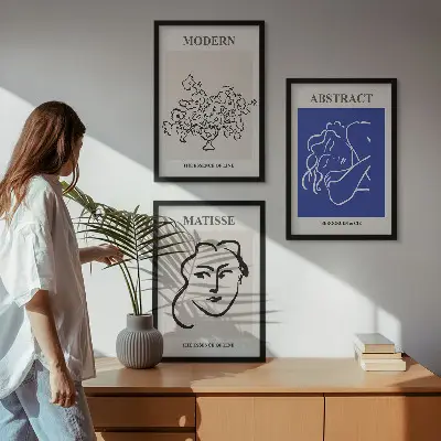 Zidna galerija moderni plakati u stilu Matissea