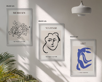 Zidna galerija Apstraktni minimalistički posteri
