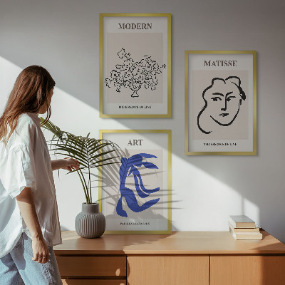 Zidna galerija Apstraktni minimalistički posteri