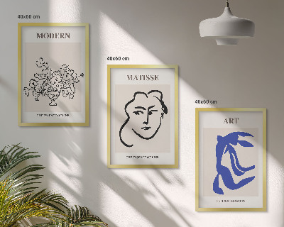 Zidna galerija Apstraktni minimalistički posteri