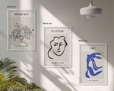 Zidna galerija Apstraktni minimalistički posteri