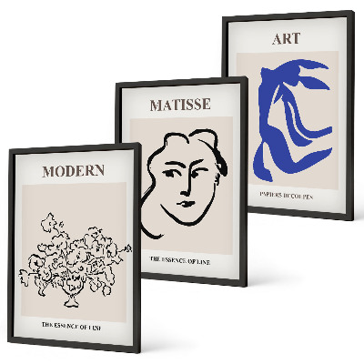 Zidna galerija Apstraktni minimalistički posteri