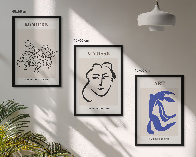 Zidna galerija Apstraktni minimalistički posteri