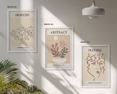 Zidna galerija Moderne linije biljaka