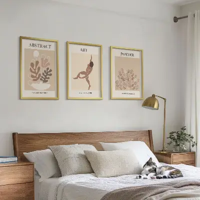 Matisseove elegantne kompozicije triptih u okviru