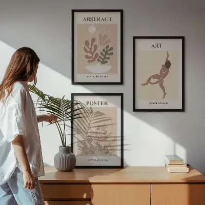 Matisseove elegantne kompozicije triptih u okviru