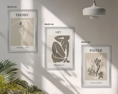 Zidna galerija motivi biljnih figura Matissea