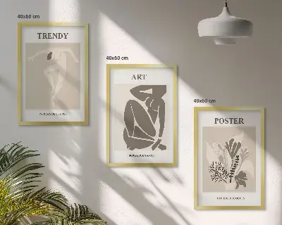 Zidna galerija motivi biljnih figura Matissea
