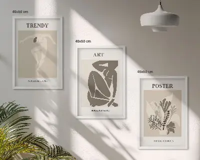 Zidna galerija motivi biljnih figura Matissea