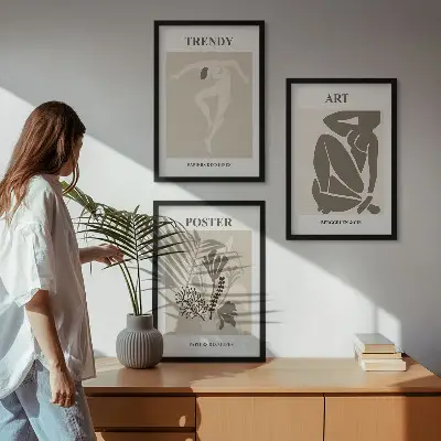 Zidna galerija motivi biljnih figura Matissea