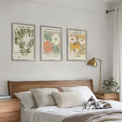 Zidna galerija cvjetni motivi gradova svijeta