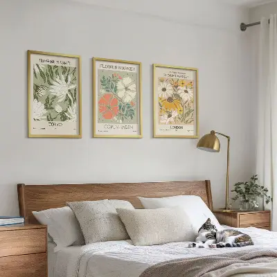 Zidna galerija cvjetni motivi gradova svijeta