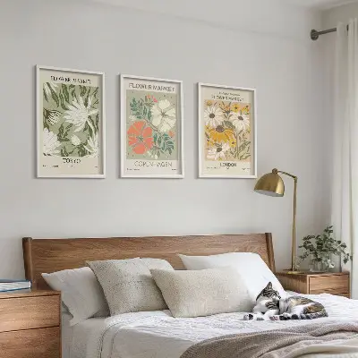 Zidna galerija cvjetni motivi gradova svijeta