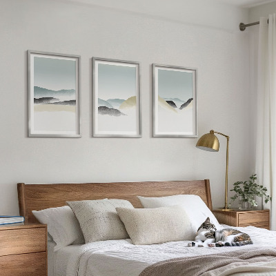 Zidna galerija Minimalističke pastelne planine