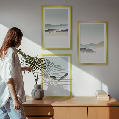 Zidna galerija Minimalističke pastelne planine