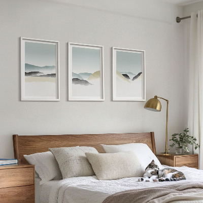 Zidna galerija Minimalističke pastelne planine