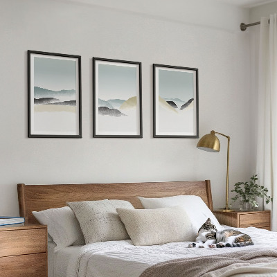 Zidna galerija Minimalističke pastelne planine