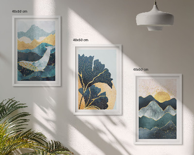 Zidna galerija Apstraktni planinski pogledi