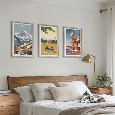 Triptih Londonski koloseum Ouray Mountains u okviru