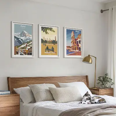 Triptih Londonski koloseum Ouray Mountains u okviru