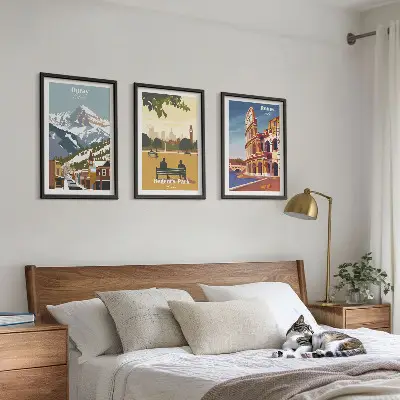 Triptih Londonski koloseum Ouray Mountains u okviru