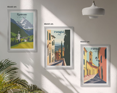 Zidna galerija Planinski krajolici i Italija