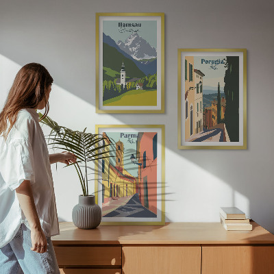 Zidna galerija Planinski krajolici i Italija