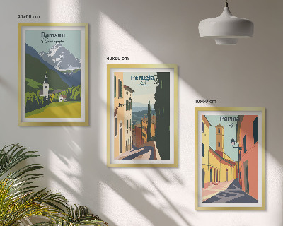 Zidna galerija Planinski krajolici i Italija