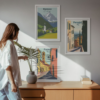 Zidna galerija Planinski krajolici i Italija