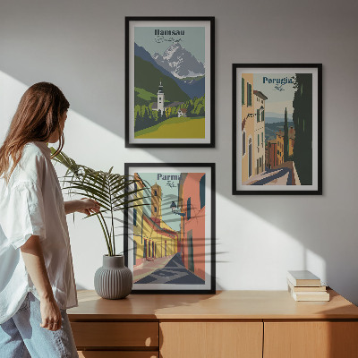 Zidna galerija Planinski krajolici i Italija