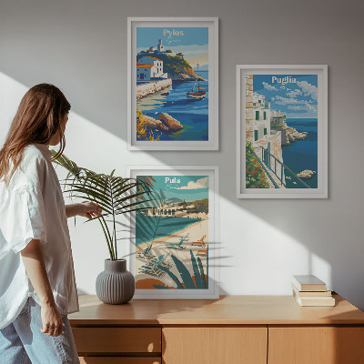 Zidna galerija Obalni krajolici turizma