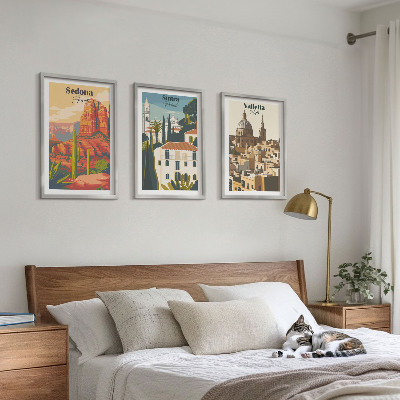 Zidna galerija Pogledi Sedona Sintra Valletta retro